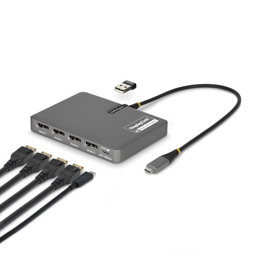 StarTech.com QUAD-USB-DP-ADAPT - USB-C to Quad DP Adapter