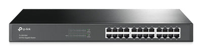 TL-SG1024 - TP-Link 24 Port Gigabit Switch (10/100/1000) Metal 19" Rackmountable (Brackets Included)
