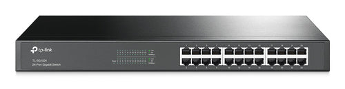TL-SG1024 - TP-Link 24 Port Gigabit Switch (10/100/1000) Metal 19" Rackmountable (Brackets Included)