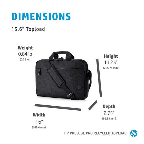 HP Prelude Pro Recycle Top Load 15.6"