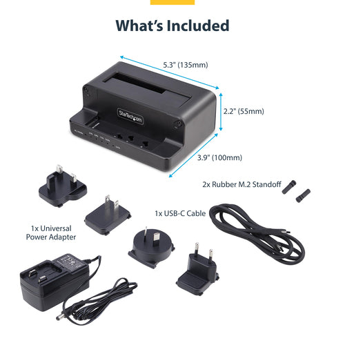 StarTech.com N2-M2-SSD-DUPLICATOR - M.2 NVMe to 2.5/3.5IN SATA Duplicator