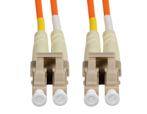 FL-LCLC-1 - DYNAMIX FL-LCLC-1 - 1M 62.5u LC/LC OM1 Fibre Lead Duplex Multimode Orange LSZH Jacket