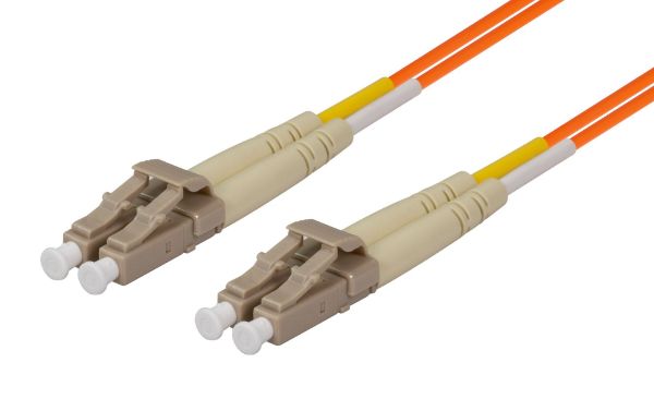 DYNAMIX FL-LCLC-3 - 62.5u LC/LC OM1 Fibre Lead Duplex Multimode Orange LSZH Jacket