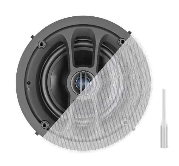 LUMIAUDIO FLF-6WB - Audio 6.5'' Wi-Fi & Bluetooth 30W Ceiling Speaker Single 0.75'' Silk Dome Tweeter