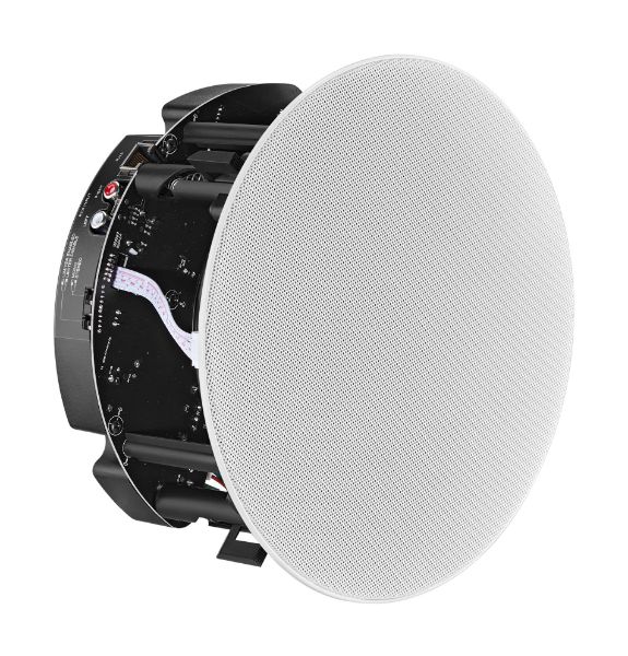 LUMIAUDIO FLF-6WBS - Audio 6.5'' Wi-Fi & Bluetooth Ceiling Speakers Active Passiv RMS Power 60W 0.75'' Silk Dome