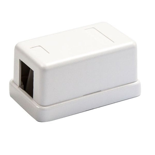 FMT-UK-1P - DYNAMIX FMT-UK-1P - 1 Port Unloaded Keystone Wall Mount Enclosure Dims: 60x40x30mm
