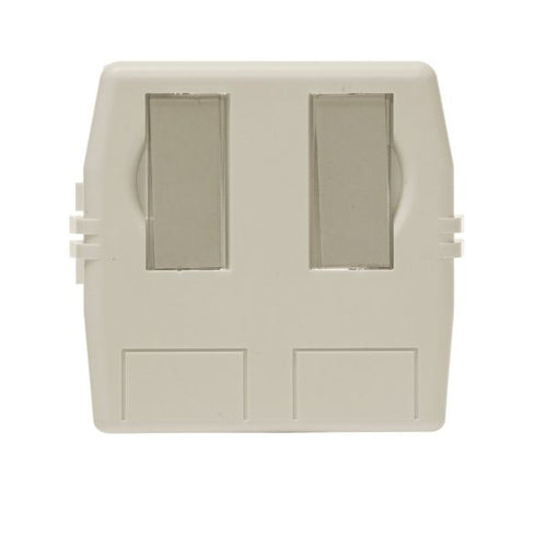 DYNAMIX FMT-UK-2P - 2 Port Unloaded Keystone Wall Mount Enclosure Dims: 60x60x30mm