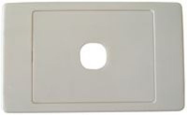 AMDEX FP-1PV2 - Switch Plate ONLY. Single. Wall Face Cover Plate Accepts Clipsal Style Mechs)