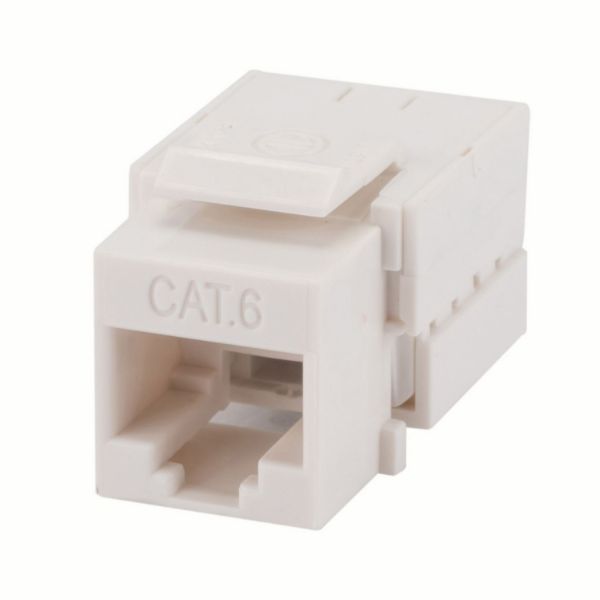 DYNAMIX FP-C6-002 - Cat6 Keystone RJ45 Jack for 110 Face Plate T568A/T568B Wiring. 90 Jack.