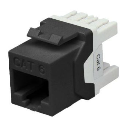 DYNAMIX FP-C6-008V2 - Cat6 UTP Keystone RJ45 Slimline Jack. T568A/B Wiring. 180 Jack
