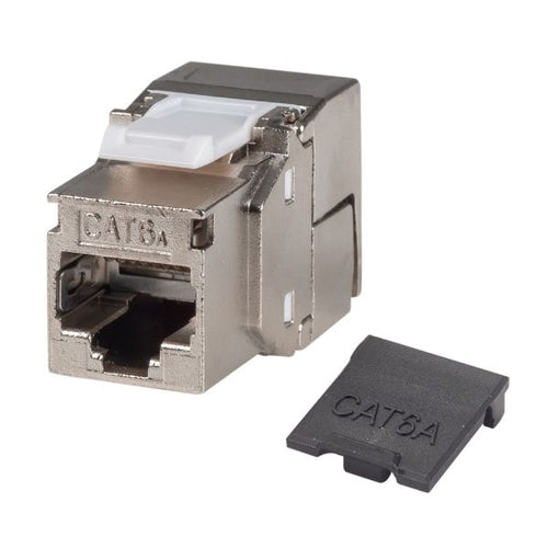 DYNAMIX FP-C6AUGS-06 - Cat6A Shielded Keystone Jack Component Compliant Compatible w/ CT-RAPC6AS06