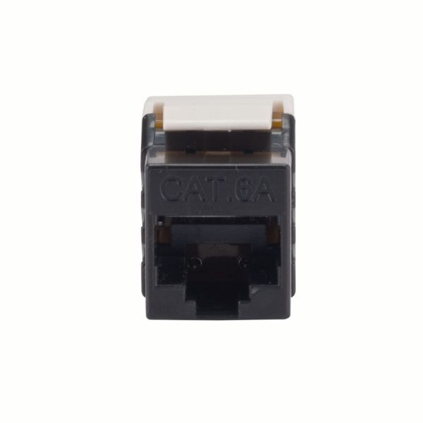 DYNAMIX FP-C6AUTP-02BK - Slimline Cat6A UTP jack. Colour Black