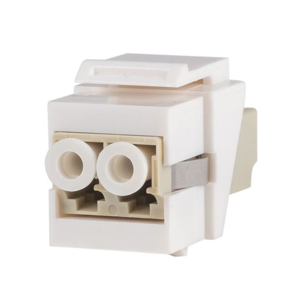 DYNAMIX FP-LCD-MM - LC Duplex Multimode Slimline Keystone Face Plate Adapter