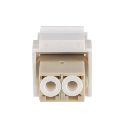 DYNAMIX FP-LCD-MM - LC Duplex Multimode Slimline Keystone Face Plate Adapter
