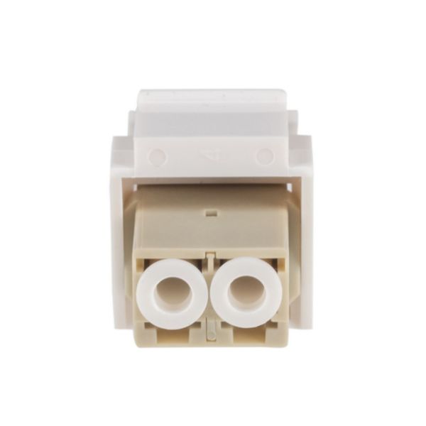 DYNAMIX FP-LCD-MM - LC Duplex Multimode Slimline Keystone Face Plate Adapter