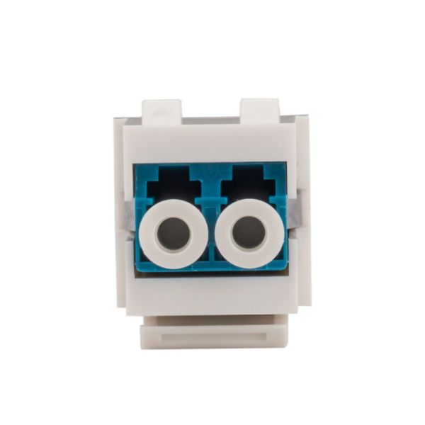 DYNAMIX FP-LCD-SM - LC Duplex Single-mode Slimline Keystone Face Plate Adapter
