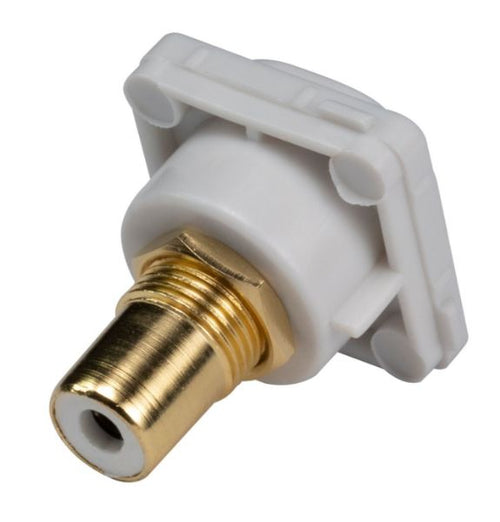 AMDEX FP-RCA-WH - White RCA to RCA Jack. Gold Plated