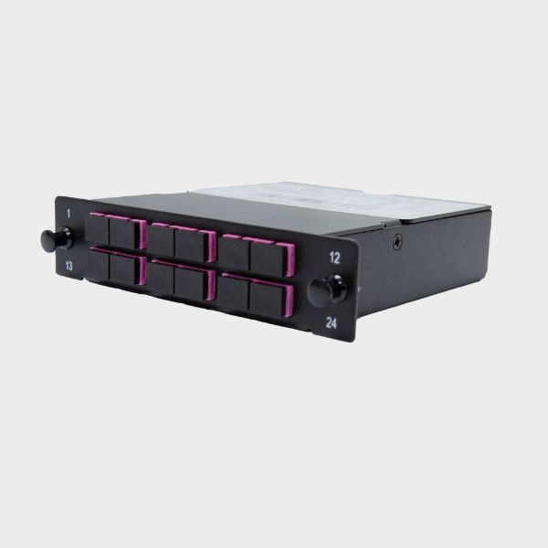 DYNAMIX FPP-MPOMM-SC12 - MPO OM4 6 Port SC Duplex Multimode 12 Fibre Cassette Dual Polarity A/C