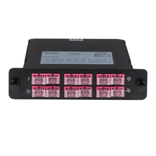 FPP-MPOMM-SC12 - DYNAMIX FPP-MPOMM-SC12 - MPO OM4 6 Port SC Duplex Multimode 12 Fibre Cassette Dual Polarity A/C