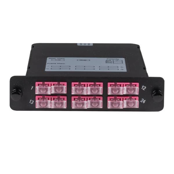 DYNAMIX FPP-MPOMM-SC12 - MPO OM4 6 Port SC Duplex Multimode 12 Fibre Cassette Dual Polarity A/C