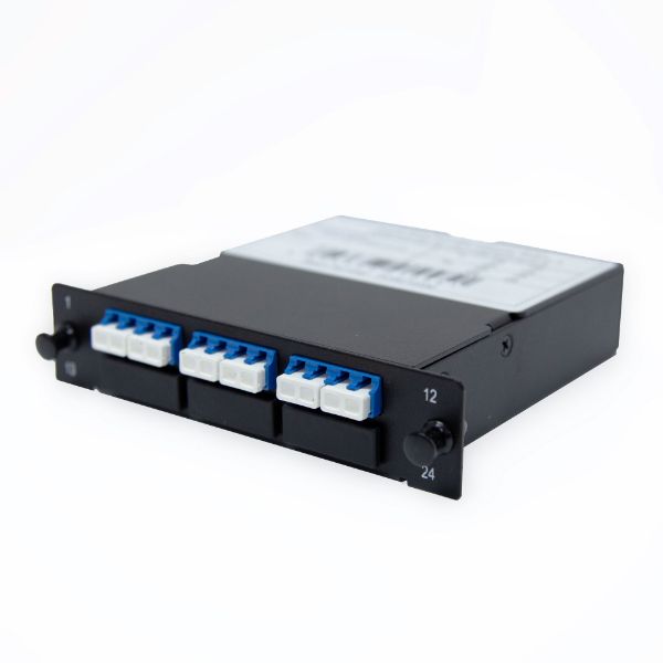 DYNAMIX FPP-MPOSM-LC12 - MPO SM 3 Port LC Quad Single-mode 12 Fibre Cassette Dual Polarity A/C