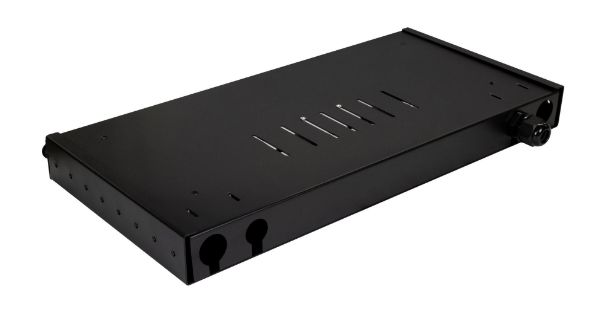 DYNAMIX FPP24SF-L112LA1 - 19'' 1U Fibre Tray 12C LC SM Fully Loaded 12x LC Elite OS2 Pigtails 6x LC Duplex Blue