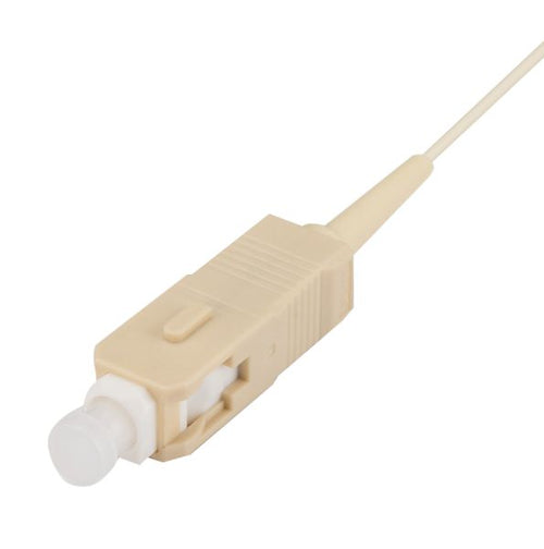 FPT-OM3LC - DYNAMIX FPT-OM3LC - 2M LC Pigtail OM3 1x Piece White 900um Multimode Fibre Tight Buffer LSZH Jacket