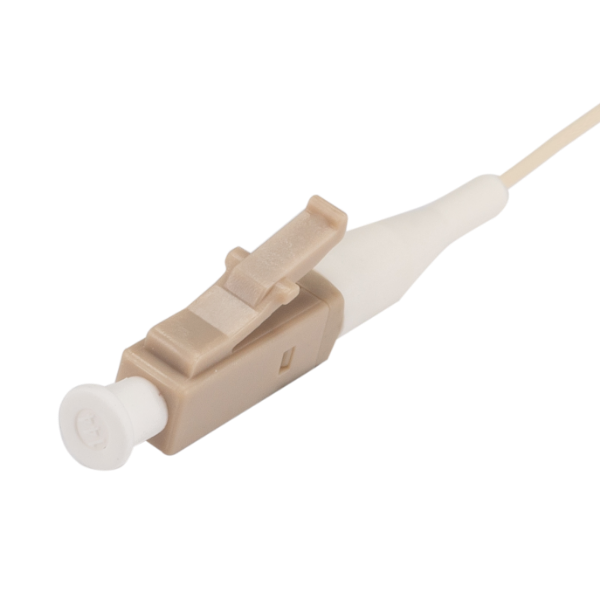 DYNAMIX FPT-OM4LC - 2M LC Pigtail OM4 1x Piece White 900um Multimode Fibre Tight Buffer LSZH Jacket