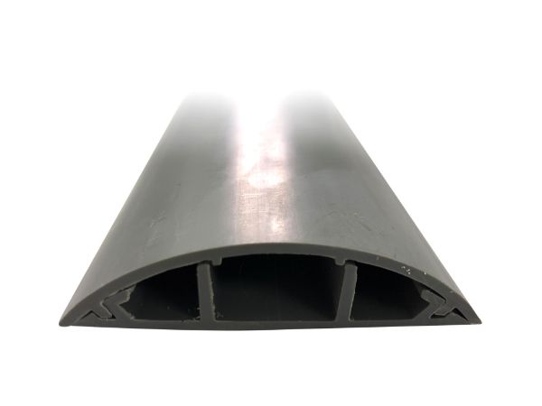 DYNAMIX FRD-70 - 1m Floor Mount Round Wiring Duct. Dims - 70mm x 16.5mm 2x Strips of Double Sided