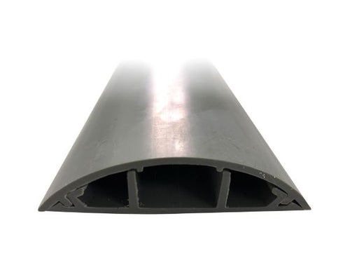 FRD-70 - DYNAMIX FRD-70 - 1m Floor Mount Round Wiring Duct. Dims - 70mm x 16.5mm 2x Strips of Double Sided