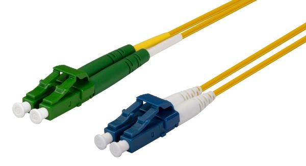 DYNAMIX FSM-LCALC-0 - 0.5M 9u LCA/LC Duplex Single Mode G657A1 Bend Insensitive Fibre Lead Yellow LSZH Jacket