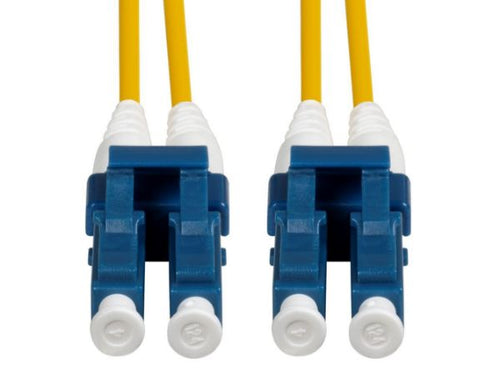 FSM-LCLC-10 - DYNAMIX FSM-LCLC-10 - 10M 9u LC/LC Duplex Sinlge Mode G657A1 Bend Insensitive Fibre Lead Yellow LSZH Jacket