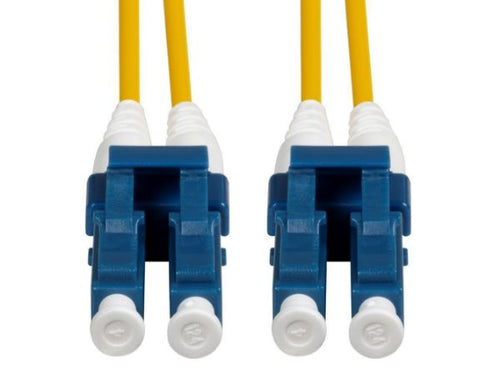 FSM-LCLC-2H - DYNAMIX FSM-LCLC-2H - 2.5M 9u LC/LC Duplex Sinlge Mode G657A1 Bend Insensitive Fibre Lead Yellow LSZH Jacket