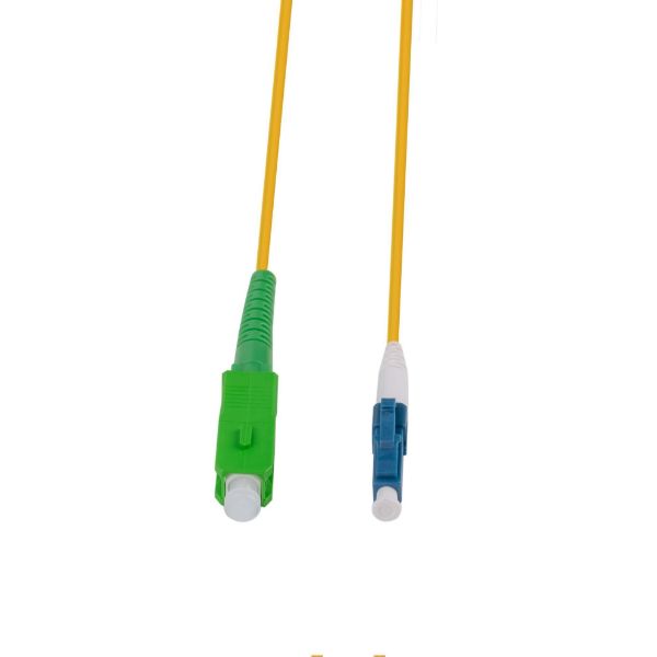 DYNAMIX FSM-SCALC-5-SX - 5M 9u SCAPC/LC Simplex Single Mode G657A1 Bend Insensitive Fibre Lead Yellow LSZH Jacket