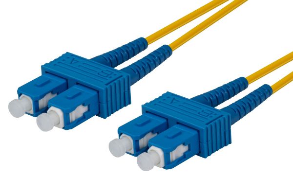 DYNAMIX FSM-SCSC-5 - 5M 9u SC/SC Duplex Sinlge Mode G657A1 Bend Insensitive Fibre Lead Yellow LSZH Jacket