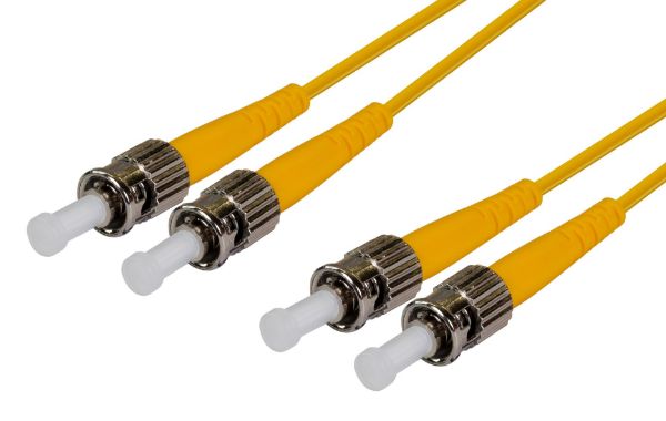 DYNAMIX FSM-STST-3 - 3M 9u ST/ST Duplex Sinlge Mode G657A1 Bend Insensitive Fibre Lead Yellow LSZH Jacket