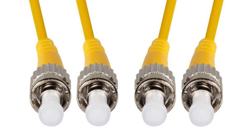 FSM-STST-3 - DYNAMIX FSM-STST-3 - 3M 9u ST/ST Duplex Sinlge Mode G657A1 Bend Insensitive Fibre Lead Yellow LSZH Jacket