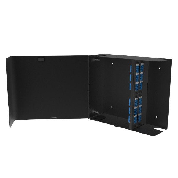 DYNAMIX FW4MP3 - Unloaded Wall Mount Fibre Enclosure w/ 4x MPO Slots Supports MPO Cassette/Adapter