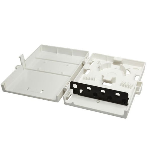 FWE-8ST - DYNAMIX FWE-8ST - Fibre Wall Enclosure 8 Port ST Simplex Unloaded Dimensions 183 x 129 x 39mm (HxWxD)
