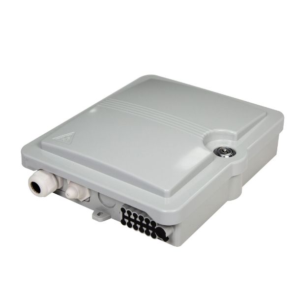 DYNAMIX FWEIP12 - Lockable Indoor/Outdoor Fibre Termination Box 12 Position 12 Splice SC Simplex/LC Duplex