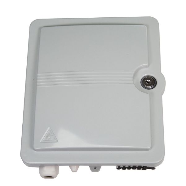 DYNAMIX FWEIP12 - Lockable Indoor/Outdoor Fibre Termination Box 12 Position 12 Splice SC Simplex/LC Duplex