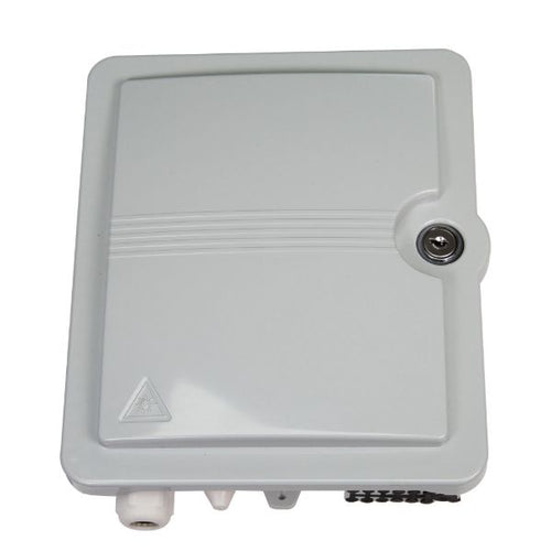 DYNAMIX FWEIP12 - Lockable Indoor/Outdoor Fibre Termination Box 12 Position 12 Splice SC Simplex/LC Duplex