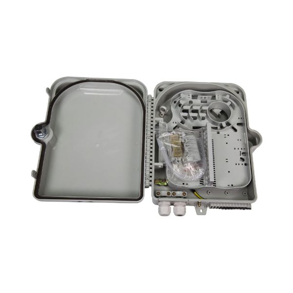 DYNAMIX FWEIP24 - Lockable Indoor/Outdoor Fibre Termination Box 24x Position SC Simplex/LC Duplex IP65