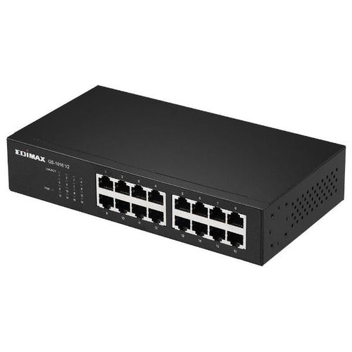 GS-1016V2 - EDIMAX GS-1016V2 - 16 Port 10/100/1000 Gigabit Rack-mount Unmanaged Switch
