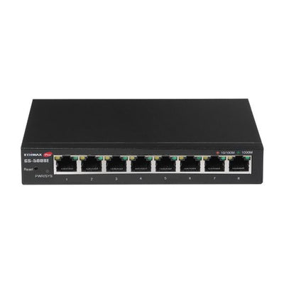 GS-5008E8P - EDIMAX GS-5008E8P - 8-Port Gigabit Ethernet Web Smart Switch