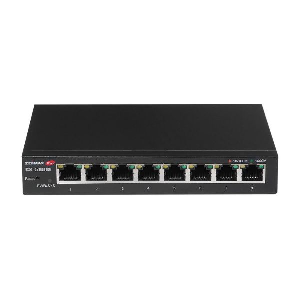 EDIMAX GS-5008E8P - 8-Port Gigabit Ethernet Web Smart Switch