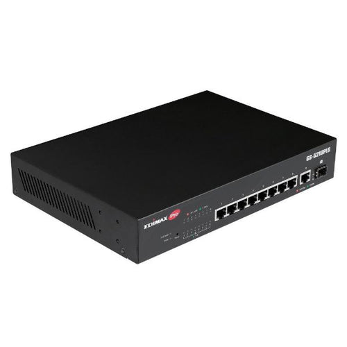 GS-5210PLG - EDIMAX GS-5210PLG - 10 Port Gigabit PoE+ Web Smart Switch 1 SFP Ports