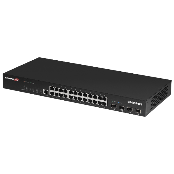 EDIMAX GS-5424LX - 28 Port Gigabit Web Smart Rack-mount Switch.