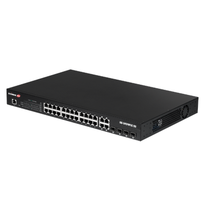 GS-5424PLCV3 - EDIMAX GS-5424PLCV3 - 28 Port Surveillance Long Range Gigabit PoE+ Web Smart Switch