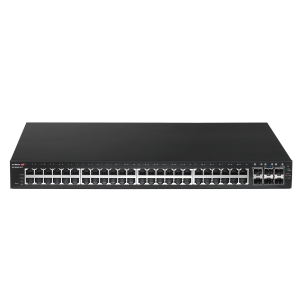 EDIMAX GS-5654PLXV2 - 54 Port Gigabit PoE+ Long Range Web Smart Switch